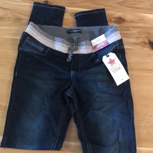 NWT Girls Vanilla Star Jeggings Size 14